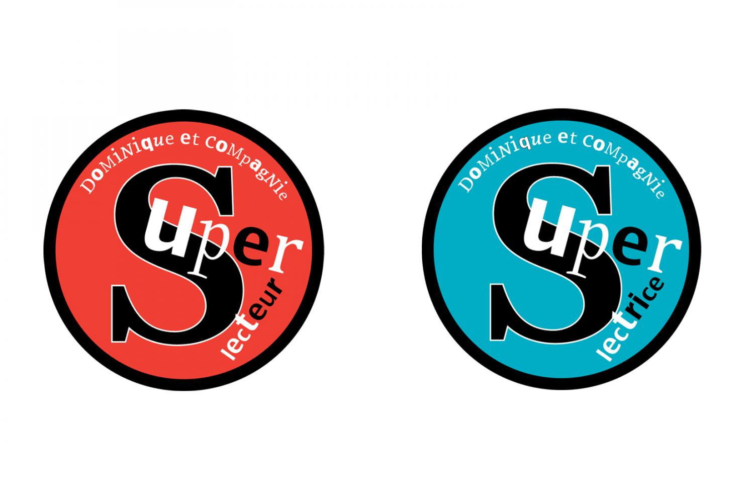 Logo super lecteur: mariebleu / Dominique et compagnie.